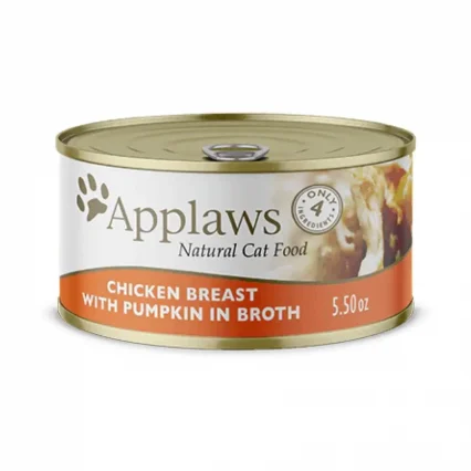 Applaws Natural Wet Cat Food Chicken Breast with Pumpkin in Broth